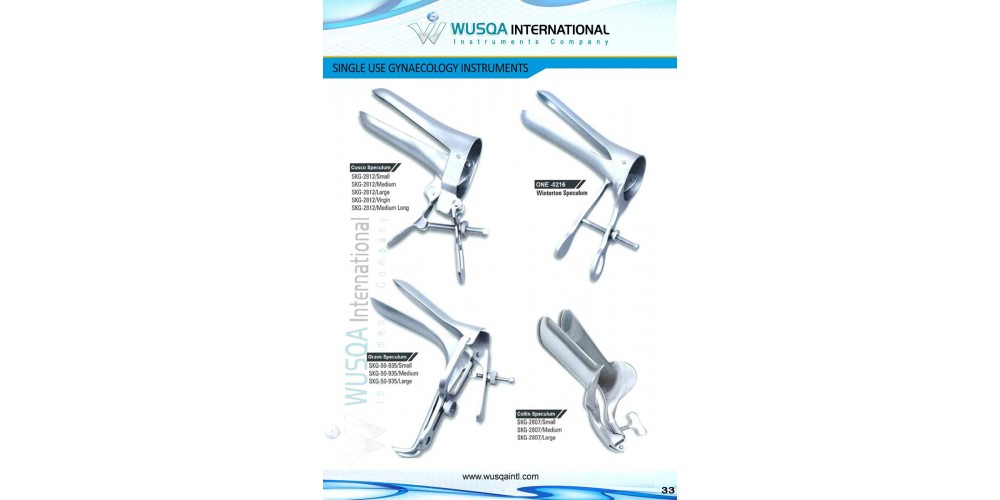 Single Use Gynecology Instruments